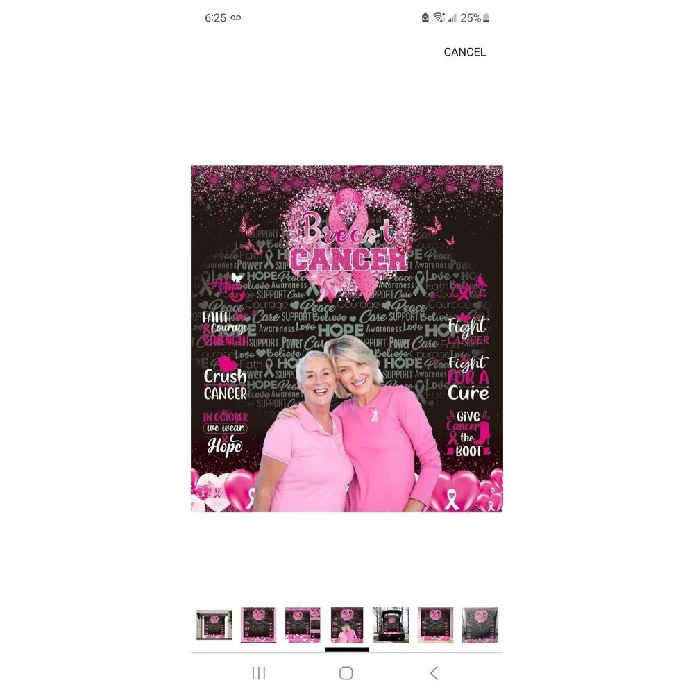 Breast Cancer Awareness Photography Backdrop Breast Cancer Awareness Month